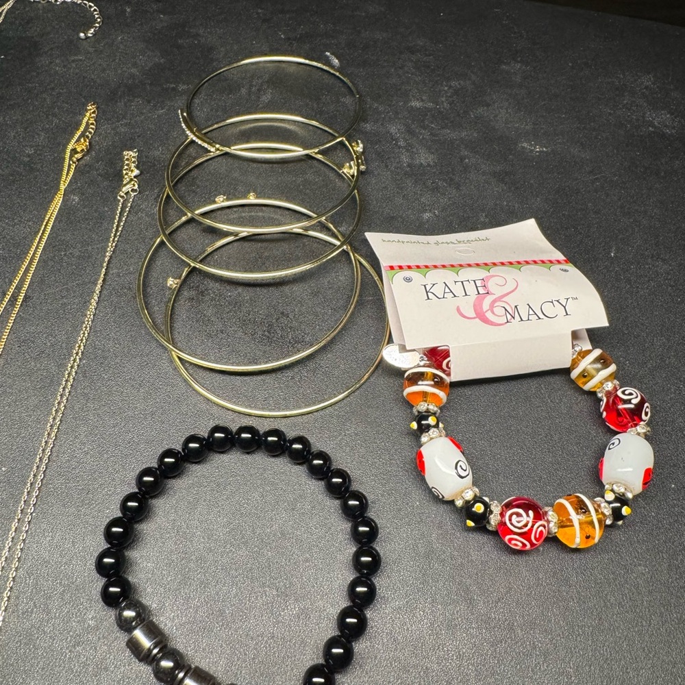 Necklaces and bracelet lot